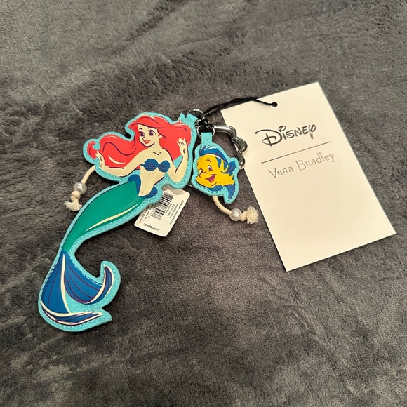 Disney Accessories - Disney x Vera Bradley Ariel Keychain NWT